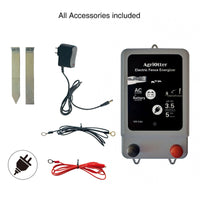 Load image into Gallery viewer, 2 in 1 Pulse Electric Fence Energizer Powered by Battery or AC Outlet - AgriOtter
