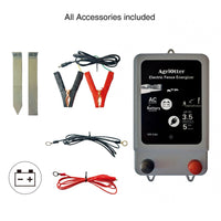 Load image into Gallery viewer, 2 in 1 Pulse Electric Fence Energizer Powered by Battery or AC Outlet - AgriOtter
