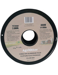Load image into Gallery viewer, Aluminum Electric Fence Wire for Garden Fence, Electric Fence, 1/4 Mile(400M) 14 Gauge (2.0 mm.) (0.079inch) - AgriOtter
