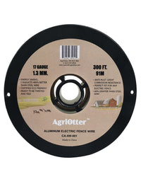 Load image into Gallery viewer, Aluminum Electric Fence Wire for Garden Fence, Electric Fence, 300 feet(91M) 17 Gauge (1.3 mm.) (0.05 inch) - AgriOtter
