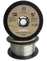 Load image into Gallery viewer, Aluminum Electric Fence Wire for Garden Fence, Electric Fence, 300 feet(91M) 17 Gauge (1.3 mm.) (0.05 inch) - AgriOtter
